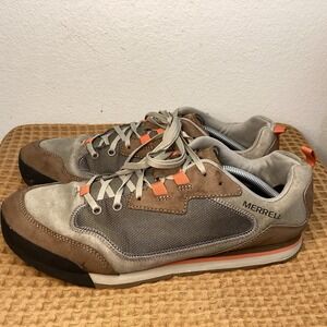 Merrell Men's Burnt Rock Travel Men Sz 13 Suede Sneaker Shoes Trail Brown J95233
